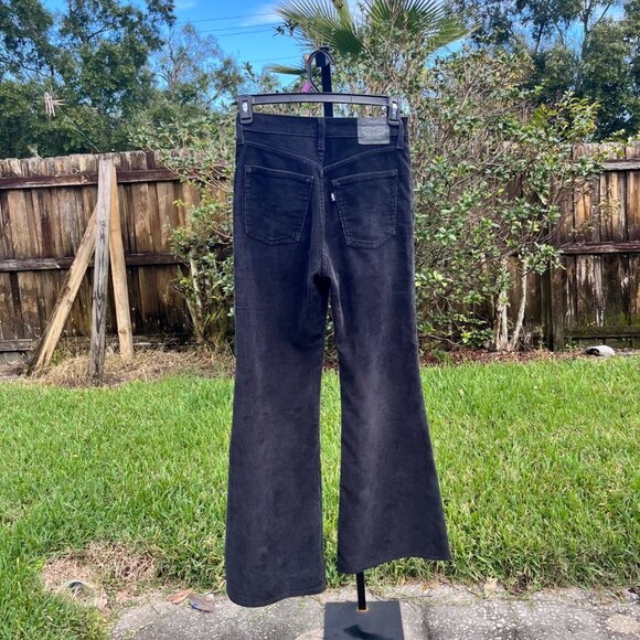 Levi's Ribcage Bell Cordoroy Wide Leg Pants Size 27 - Picture 3 of 9
